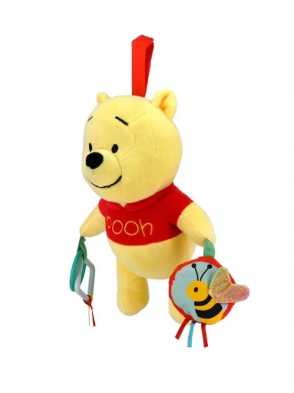 Disney Yellow Winnie the Pooh Baby Pajama Set with Hat, Slippers & Plush